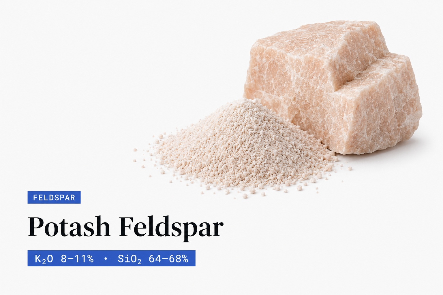Potash Feldspar ceramic grade